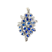 Load image into Gallery viewer, 18K White Gold Diamond Sapphire Pendant S5.61CT D0.45CT
