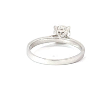 將圖片載入圖庫檢視器 18K Solid White Gold Solitaire Diamond Ring D0.71CT GIA SI1 G
