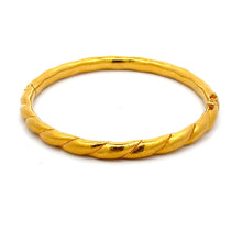Load image into Gallery viewer, 24K Solid Yellow Gold Design Bangle 22.9 Grams
