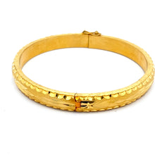 Load image into Gallery viewer, 24K Solid Yellow Gold Design Bangle 29.1 Grams
