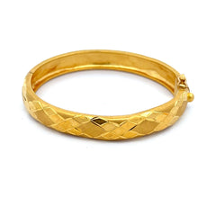 Load image into Gallery viewer, 24K Solid Yellow Gold Design Bangle 20.2 Grams
