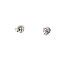Load image into Gallery viewer, 18K Solid White Gold Diamond Stud Earrings D0.47 CT
