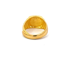 將圖片載入圖庫檢視器 24K Solid Yellow Gold Men Blessing Adjustable Ring Band 11.5 Grams
