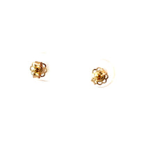 將圖片載入圖庫檢視器 14K Solid Yellow Gold Diamond Stud Earrings D0.16 CT
