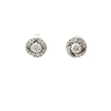 Load image into Gallery viewer, 18K White Gold Diamond Jackets Stud Earrings
