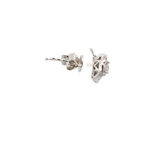 Load image into Gallery viewer, 18K White Gold Diamond Jackets Stud Earrings
