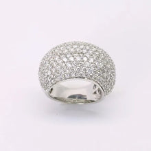 Load image into Gallery viewer, 14K White Gold Diamond Women Cocktail Ring 5.00CT
