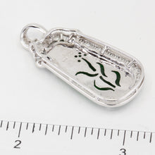 Load image into Gallery viewer, 18K White Gold Diamond Jade Pendant D1.25 CT
