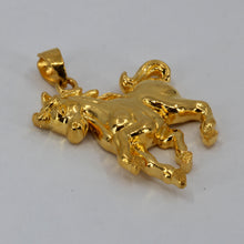 Load image into Gallery viewer, 24K Solid Yellow Gold 3D Zodiac Horse Pendant 8.1 Grams
