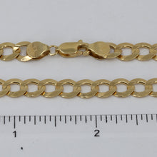 Load image into Gallery viewer, 14K Solid Yellow Gold Flat Plain Cuban Link Chain 24&quot; 27.6 Grams
