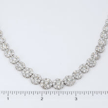 將圖片載入圖庫檢視器 18K White Gold Diamond Necklace D25.61CT
