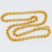 Load image into Gallery viewer, 24K Solid Yellow Gold Cable Link Chain 31.1 Grams 18&quot;
