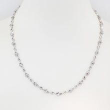 Load image into Gallery viewer, 18K Solid White Gold Diamond Necklace 2.28 CT
