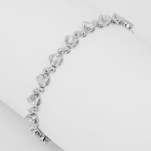 Load image into Gallery viewer, 18K Solid White Gold Diamond Tennis Bracelet D2.31 CT
