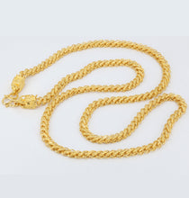 Load image into Gallery viewer, 24K Solid Yellow Gold Twin Dragon Link Chain 39.5 Grams 26.5&quot; 9999
