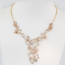 Load image into Gallery viewer, 18K Solid Rose Gold Diamond Necklace 4.73 CT
