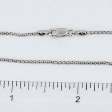Load image into Gallery viewer, 14K Solid White Gold Cable Link Chain 20&quot; 2.8 Grams
