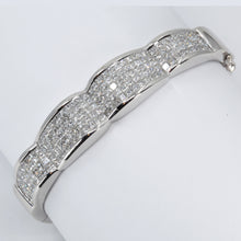 Load image into Gallery viewer, 18K White Gold Diamond Bangle D6.50 CT
