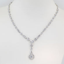 Load image into Gallery viewer, 18K Solid White Gold Diamond Necklace 5.68 CT
