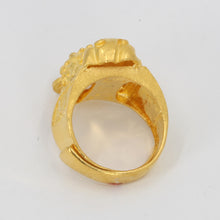Load image into Gallery viewer, 24K Solid Yellow Gold Pi Xiu 貔貅 Men Ring 18.2 Grams
