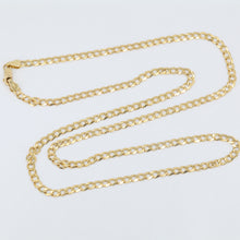 Load image into Gallery viewer, 14K Solid Yellow Gold Flat Cuban Link Chain 22&quot; 5.6 Grams
