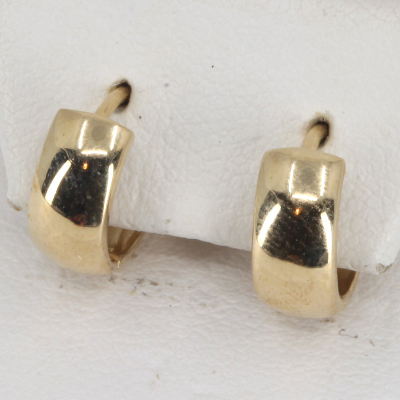 14K Yellow Gold Hoop Earrings 1.6 Grams