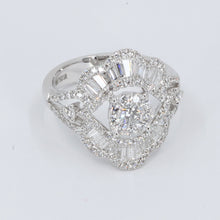 Load image into Gallery viewer, 18K White Gold Diamond Women Ring 1.62 CT
