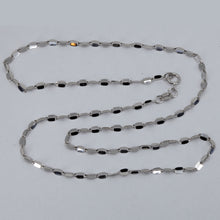 Load image into Gallery viewer, 14K Solid White Gold Link Chain 16&quot; 1.5 Grams
