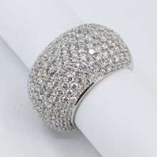 Load image into Gallery viewer, 14K White Gold Diamond Women Cocktail Ring 5.00CT
