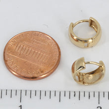 將圖片載入圖庫檢視器 14K Yellow Gold Hoop Earrings 1.6 Grams
