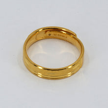 將圖片載入圖庫檢視器 24K Solid Yellow Gold Diamond-Cut Band Ring 7.1 Grams
