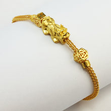 Load image into Gallery viewer, 24K Solid Yellow Gold Pi Xiu Pi Yao 貔貅 Bracelet 15.8 Grams
