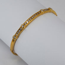 Load image into Gallery viewer, 18K Solid Yellow Gold Natural Diamond Bangle D0.73 CT
