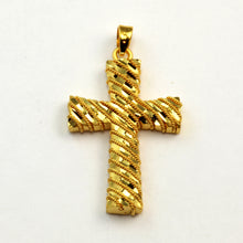 Load image into Gallery viewer, 24K Solid Yellow Gold Cross Pendant 6.2 Grams
