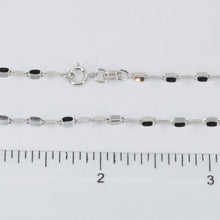 Load image into Gallery viewer, 14K Solid White Gold Design Link Chain 16&quot; 1.5 Grams
