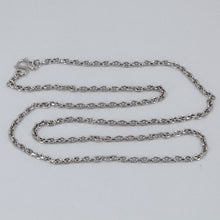 Load image into Gallery viewer, Platinum Dainty Link Chain 19.5 Grams 20&quot;
