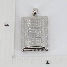 Load image into Gallery viewer, Platinum Fook Blessed Hollow Pendant 6.32 Grams
