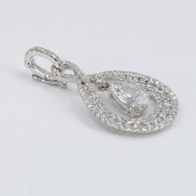 Load image into Gallery viewer, 18K White Gold Diamond Pendant GIA CD0.92CT SD1.47CT
