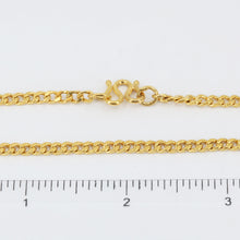 Load image into Gallery viewer, 24K Solid Yellow Gold Flat Cuban Link Chain 28.9 Grams 20&quot; 9999
