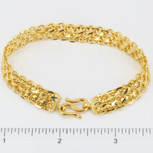 Load image into Gallery viewer, 24K Solid Yellow Gold Mesh Bracelet 29.5 Grams
