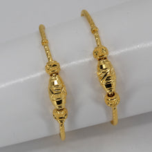 Load image into Gallery viewer, One Pair of 24K Yellow Gold Baby bangles 12.8 Grams
