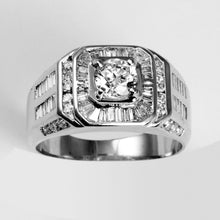 Load image into Gallery viewer, 18K White Gold Men Diamond Ring D1.55CT
