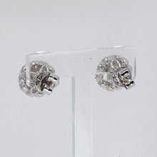 將圖片載入圖庫檢視器 18K Solid White Gold Diamond Stud Earrings D3.52 CT
