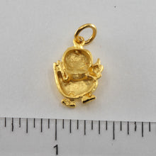 Load image into Gallery viewer, 24K Solid Yellow Gold Zodiac Rooster Chicken Pendant 2.4 Grams
