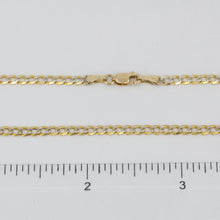 將圖片載入圖庫檢視器 14K Solid Yellow Gold Stone Cut Cuban Link Chain 24&quot; 7.2 Grams
