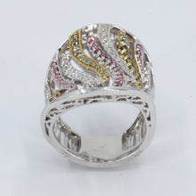 Load image into Gallery viewer, 18K White Gold Color Diamond Ring 1.86 CT
