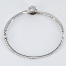 Load image into Gallery viewer, 18K White Gold Diamond Bangle D0.81 CT
