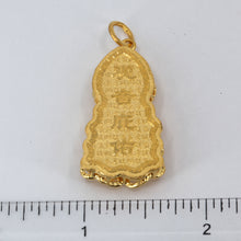 Load image into Gallery viewer, 24K Solid Yellow Gold Guan Yin Goddess Of Mercy Pendant 10 Grams
