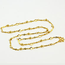 Load image into Gallery viewer, 24K Solid Yellow Gold Design Link Chain 6.9 Grams

