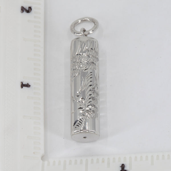 Platinum Dragon Column Pendant 6.7 Grams